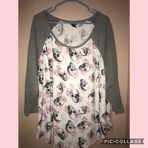 Torrid raglan tee